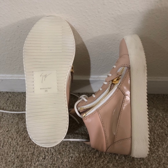 giuseppe zanotti GZ pink sneakers size 35 - Picture 4 of 4